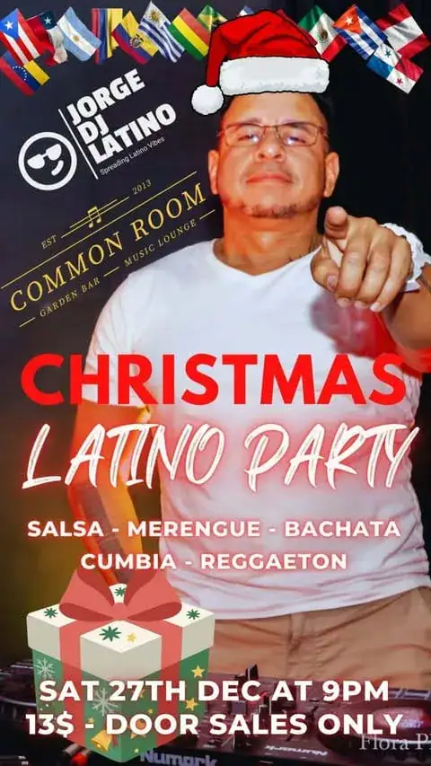 Christmas latino party